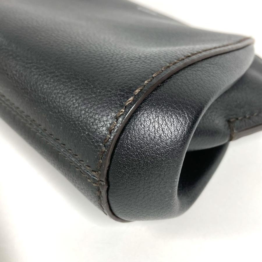 美品 CARTIER カルティエ Cドゥ C ドゥ ロゴ セカンドバッグ ポーチ クラッチバッグ ブラック ユニセックス【中古】 | Cartier | 06
