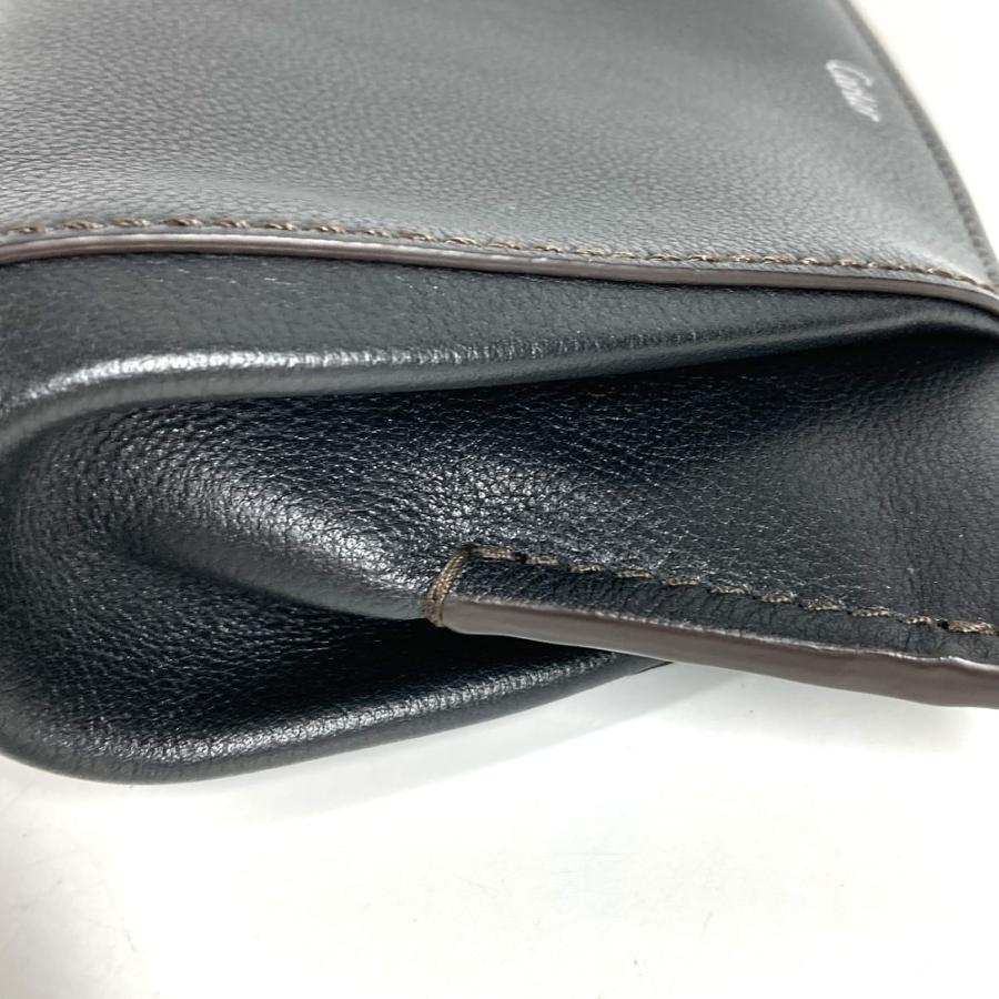 美品 CARTIER カルティエ Cドゥ C ドゥ ロゴ セカンドバッグ ポーチ クラッチバッグ ブラック ユニセックス【中古】 | Cartier | 07
