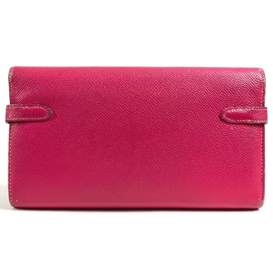 HERMES エルメス ケリーウォレット ロングウォレット 長財布 ローズティリアン ピンク ユニセックス【中古】 | HERMES | 01