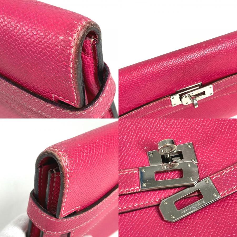 HERMES エルメス ケリーウォレット ロングウォレット 長財布 ローズティリアン ピンク ユニセックス【中古】 | HERMES | 07
