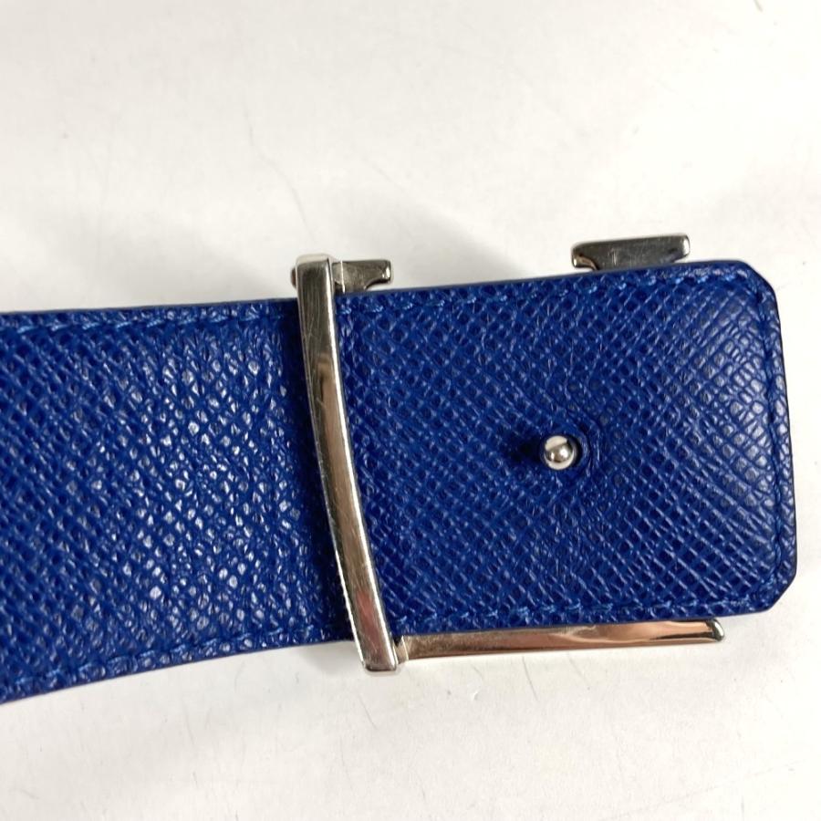 LOUIS VUITTON ルイヴィトン M0159T サンチュール LVイニシャル リバーシブル バックル ベルト モノグラム コバルト タイガラマ【中古】 | LOUIS VUITTON | 05