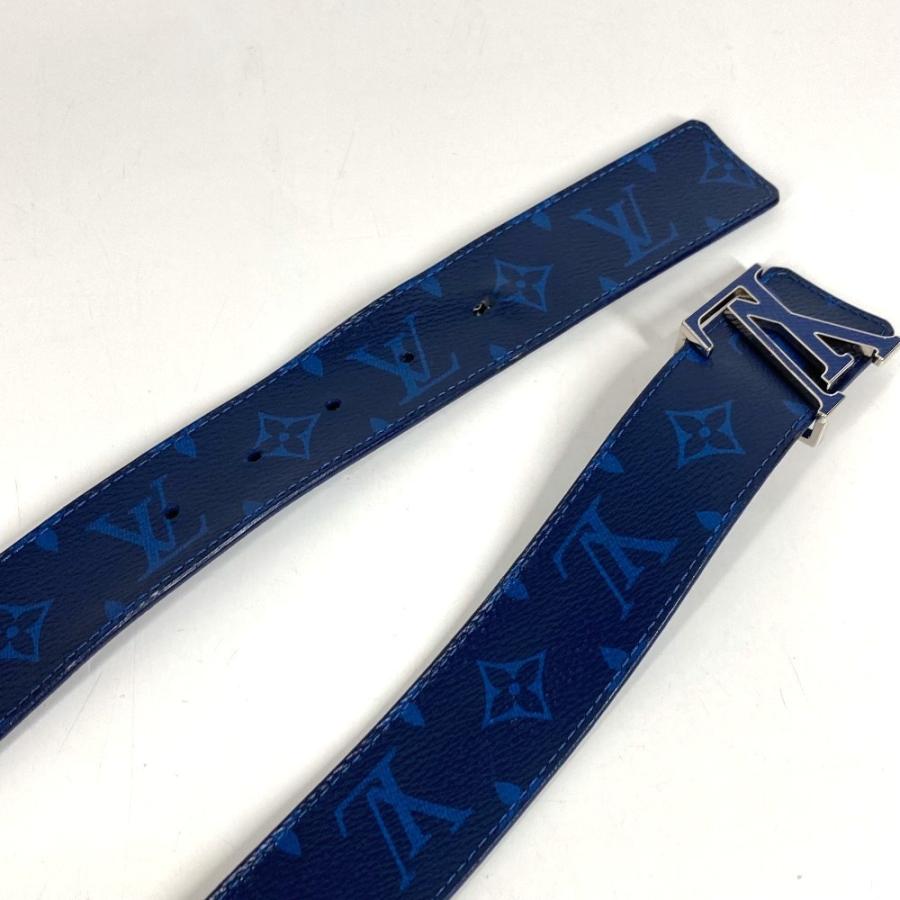 LOUIS VUITTON ルイヴィトン M0159T サンチュール LVイニシャル リバーシブル バックル ベルト モノグラム コバルト タイガラマ【中古】 | LOUIS VUITTON | 08