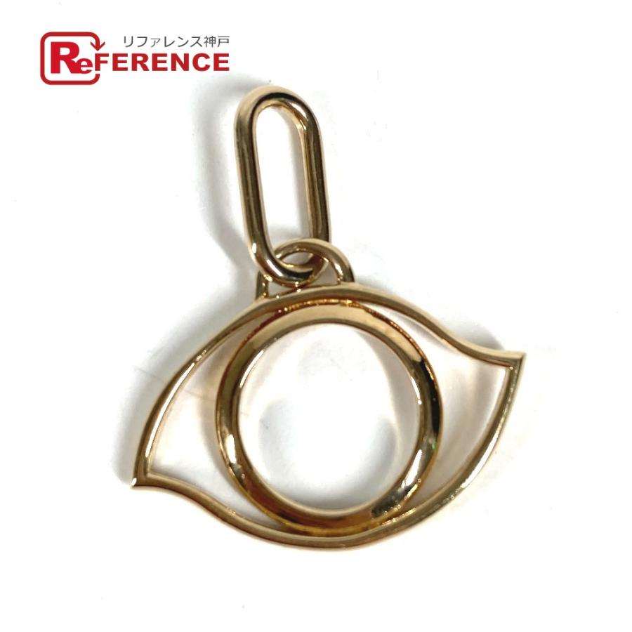 HERMES エルメス キュリオジテ アイ チャーム  ネックレス ペンダント  アクセサリー ペンダントトップ ゴールド ユニセックス【中古】 | HERMES