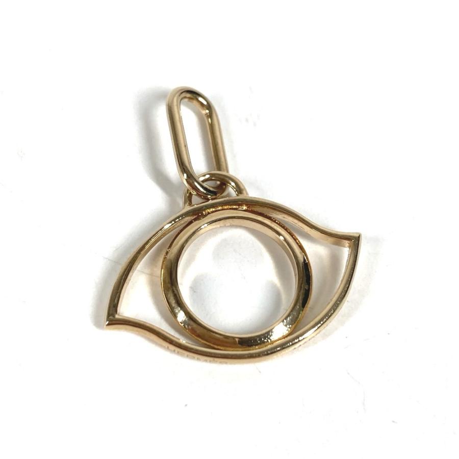 HERMES エルメス キュリオジテ アイ チャーム  ネックレス ペンダント  アクセサリー ペンダントトップ ゴールド ユニセックス【中古】 | HERMES | 01