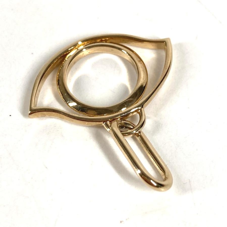 HERMES エルメス キュリオジテ アイ チャーム  ネックレス ペンダント  アクセサリー ペンダントトップ ゴールド ユニセックス【中古】 | HERMES | 03