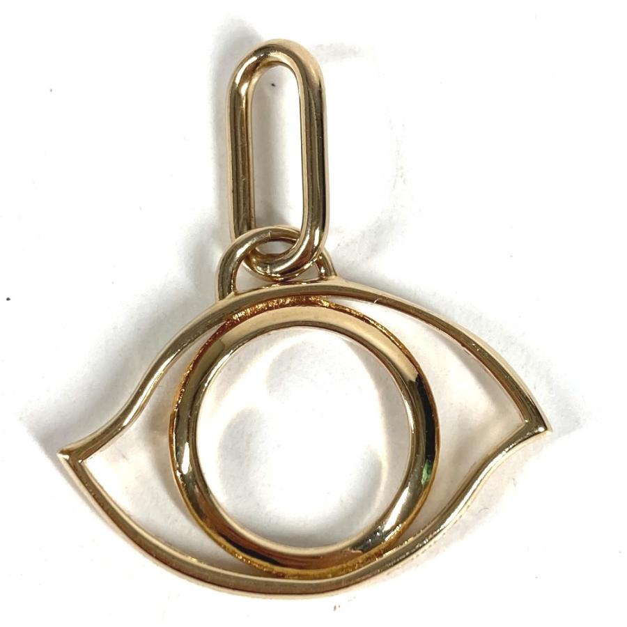 HERMES エルメス キュリオジテ アイ チャーム  ネックレス ペンダント  アクセサリー ペンダントトップ ゴールド ユニセックス【中古】 | HERMES | 04