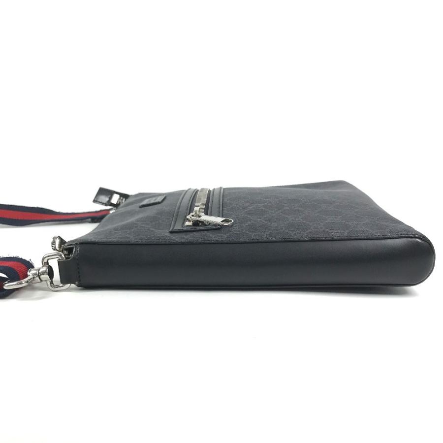 GUCCI グッチ 474137 クーリエ 斜め掛け カバン メッセンジャーバッグ GGスプリーム ロゴ ショルダーバッグ ブラック ユニセックス【中古】 | GUCCI | 03