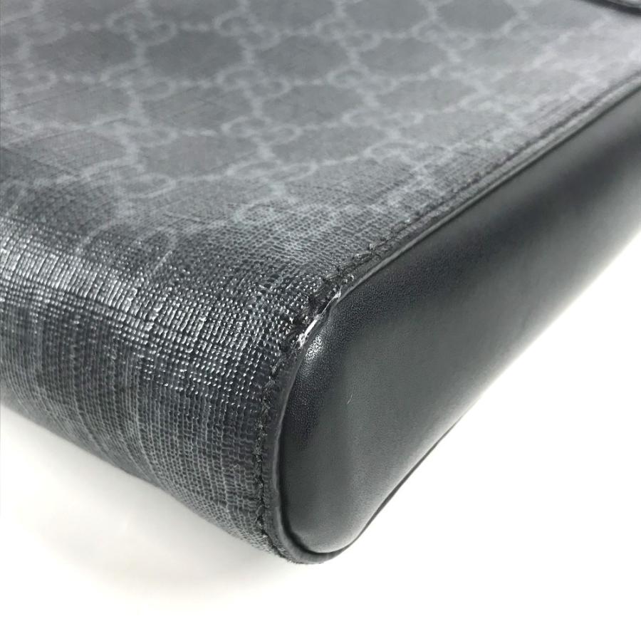 GUCCI グッチ 474137 クーリエ 斜め掛け カバン メッセンジャーバッグ GGスプリーム ロゴ ショルダーバッグ ブラック ユニセックス【中古】 | GUCCI | 05