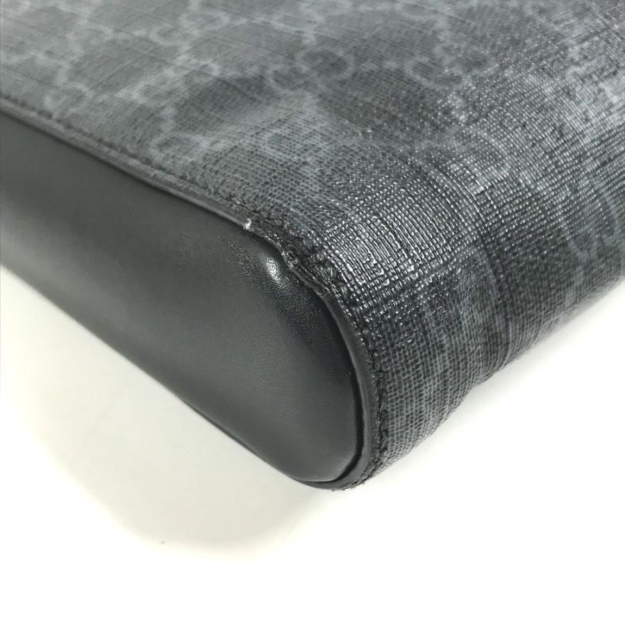 GUCCI グッチ 474137 クーリエ 斜め掛け カバン メッセンジャーバッグ GGスプリーム ロゴ ショルダーバッグ ブラック ユニセックス【中古】 | GUCCI | 06