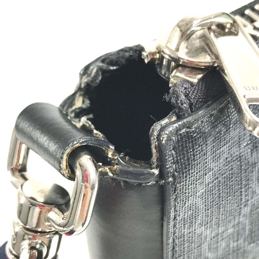 GUCCI グッチ 474137 クーリエ 斜め掛け カバン メッセンジャーバッグ GGスプリーム ロゴ ショルダーバッグ ブラック ユニセックス【中古】 | GUCCI | 07