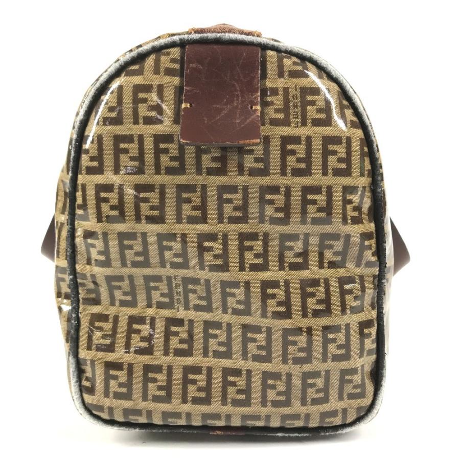 FENDI フェンディ ズッカ ロゴ ズッキーノ カバン ミニボストンバッグ ヴィンテージ ハンドバッグ ブラウン ユニセックス【中古】 | FENDI | 02