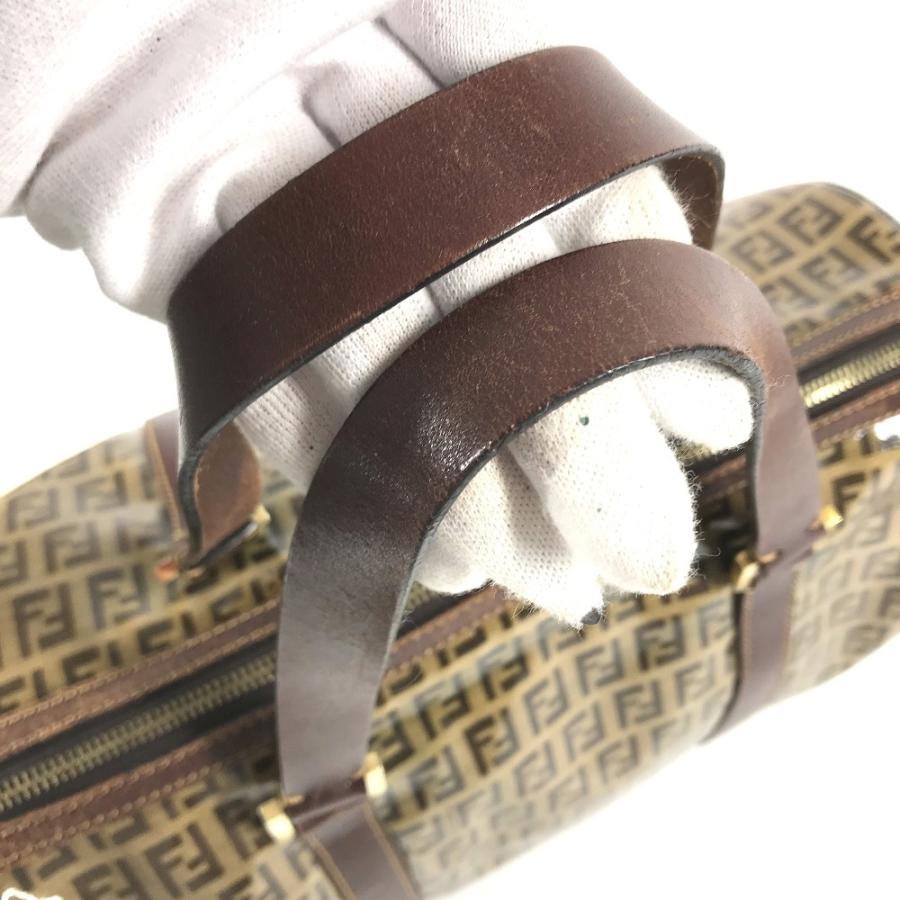 FENDI フェンディ ズッカ ロゴ ズッキーノ カバン ミニボストンバッグ ヴィンテージ ハンドバッグ ブラウン ユニセックス【中古】 | FENDI | 07
