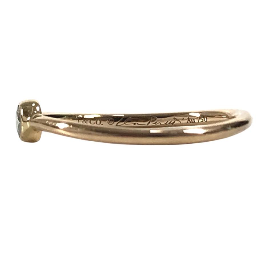 TIFFANY&Co. ティファニー ウェーブ シングル リング 1PD ダイヤ K18 金 18K リング・指輪 ピンクゴールド レディース【中古】 | TIFFANY&Co. | 02