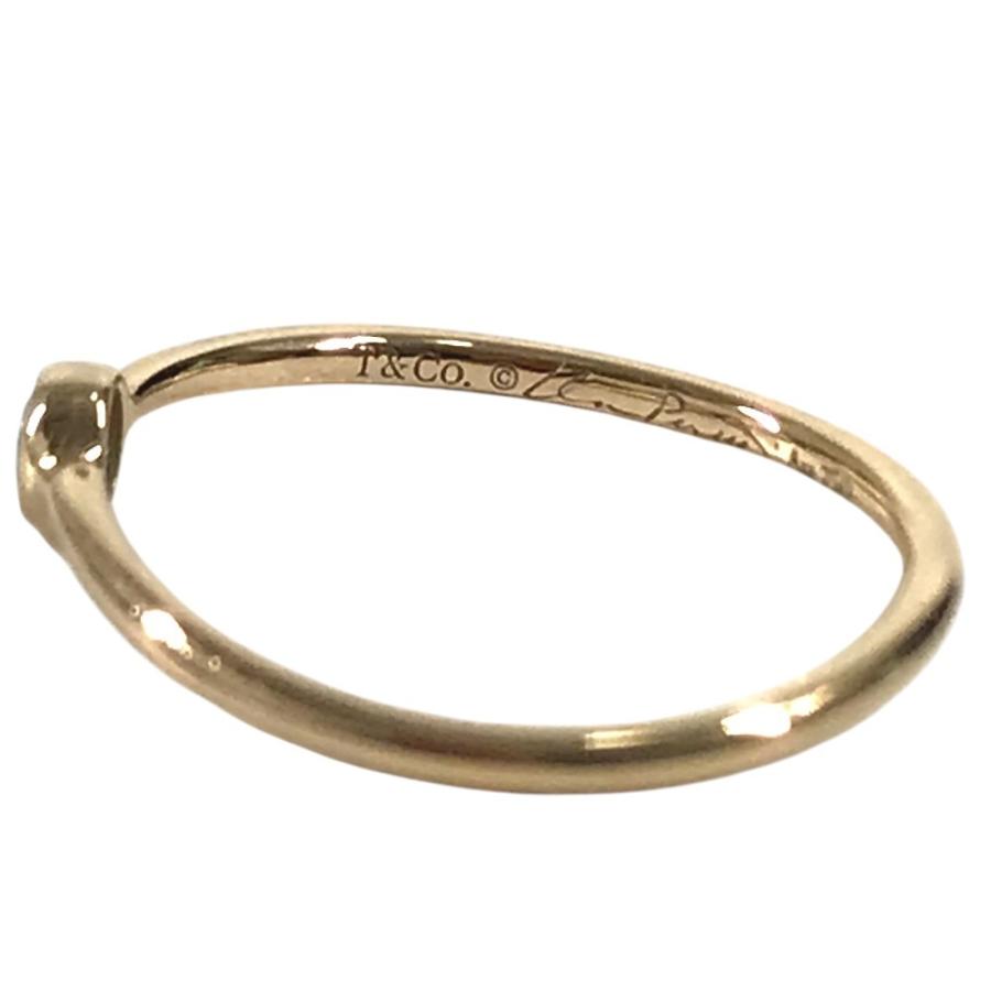 TIFFANY&Co. ティファニー ウェーブ シングル リング 1PD ダイヤ K18 金 18K リング・指輪 ピンクゴールド レディース【中古】 | TIFFANY&Co. | 06