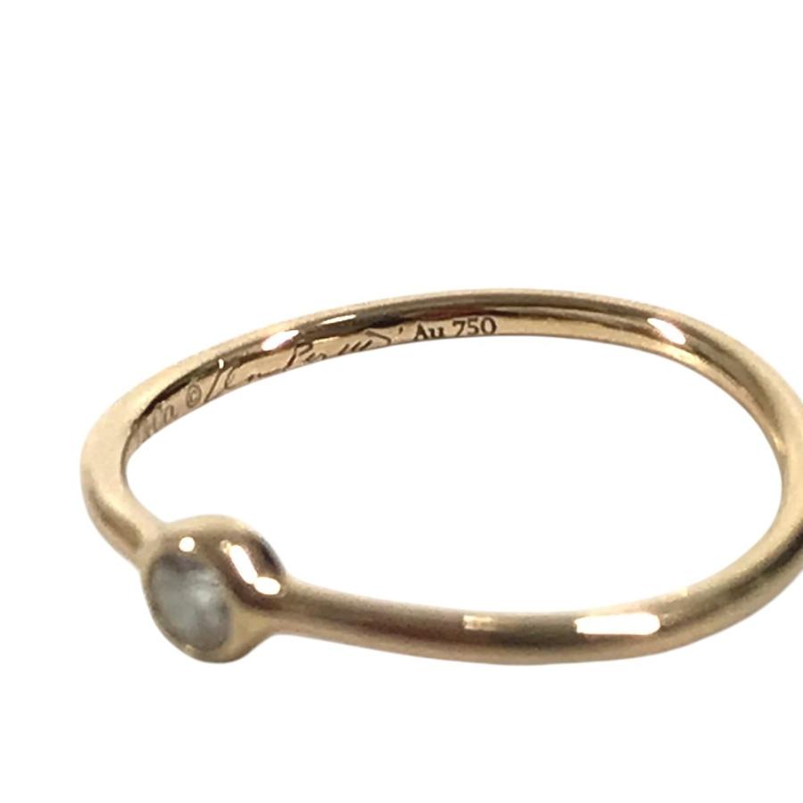 TIFFANY&Co. ティファニー ウェーブ シングル リング 1PD ダイヤ K18 金 18K リング・指輪 ピンクゴールド レディース【中古】 | TIFFANY&Co. | 07
