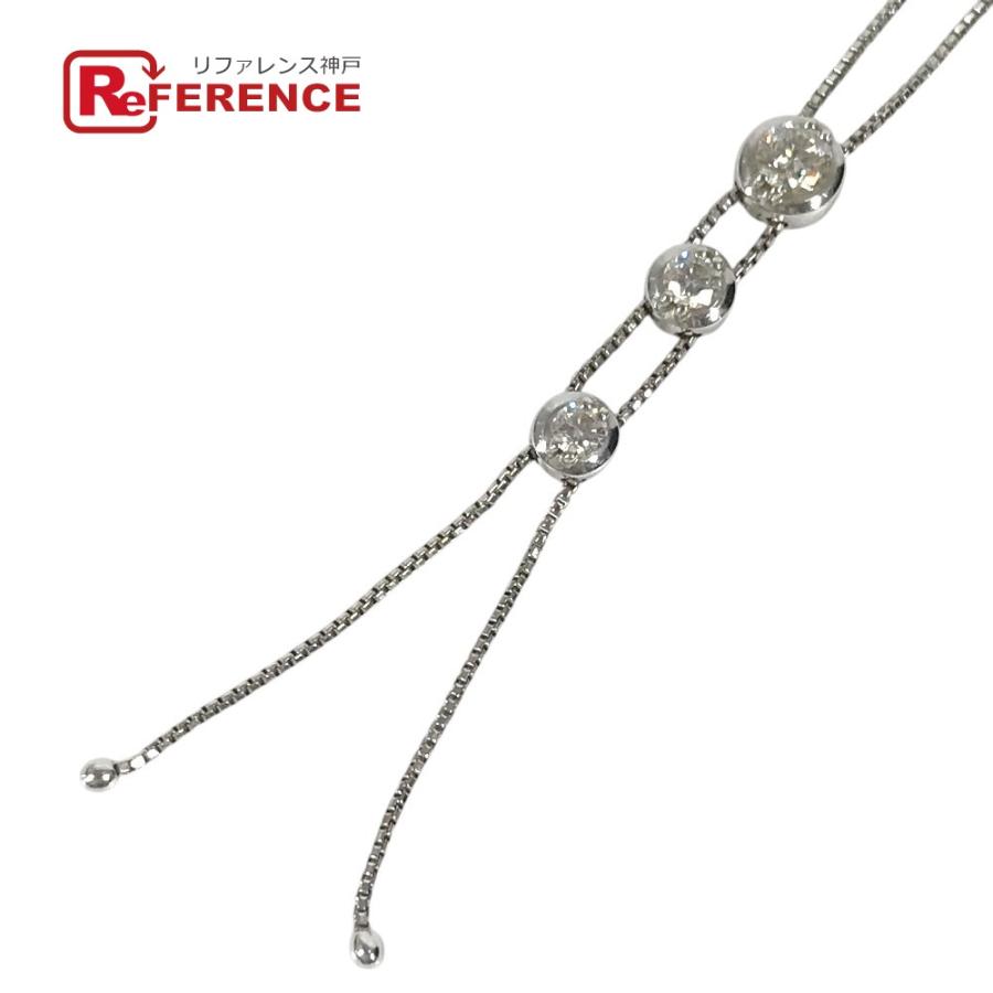 TASAKI タサキ 3PD ダイヤ ダイヤモンド 3ポイント 0.54ct ネックレス チョーカー ジュエリー アクセサリー K18 金 18K ネックレス【中古】 | 