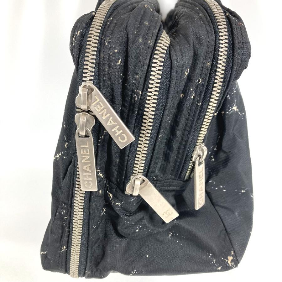 CHANEL シャネル ポーチ バッグ カバン 旧トラベルライン ハンドバッグ ブラック ユニセックス【中古】 | CHANEL | 01