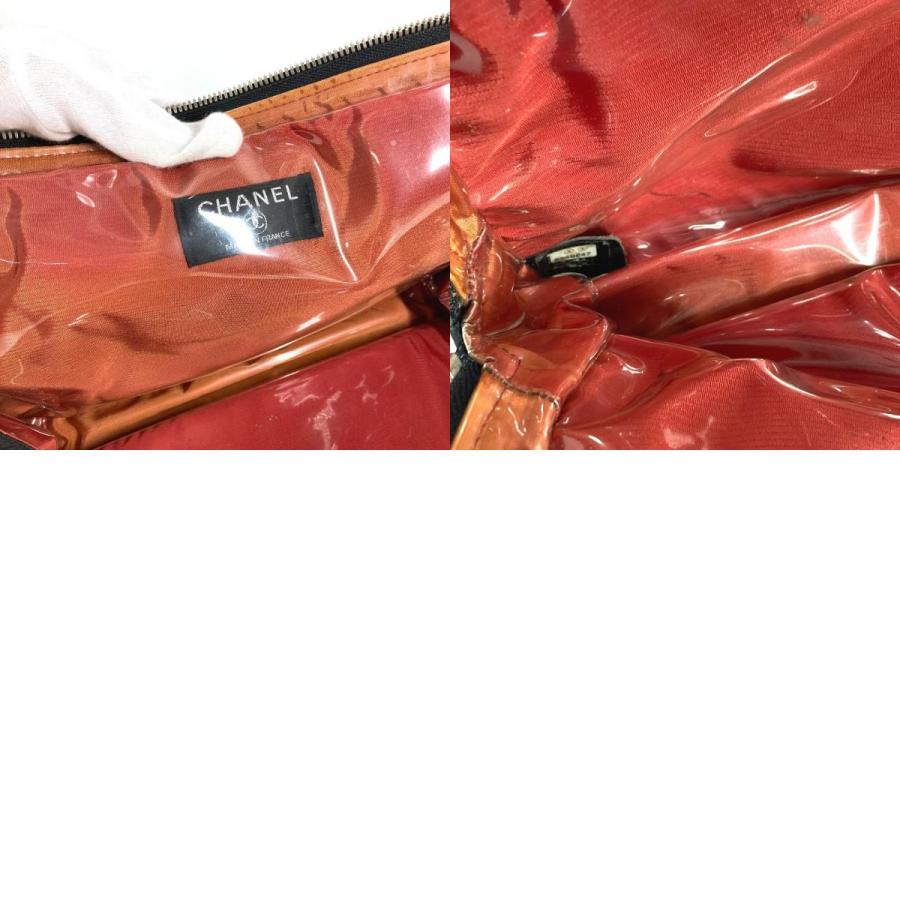 CHANEL シャネル ポーチ バッグ カバン 旧トラベルライン ハンドバッグ ブラック ユニセックス【中古】 | CHANEL | 09