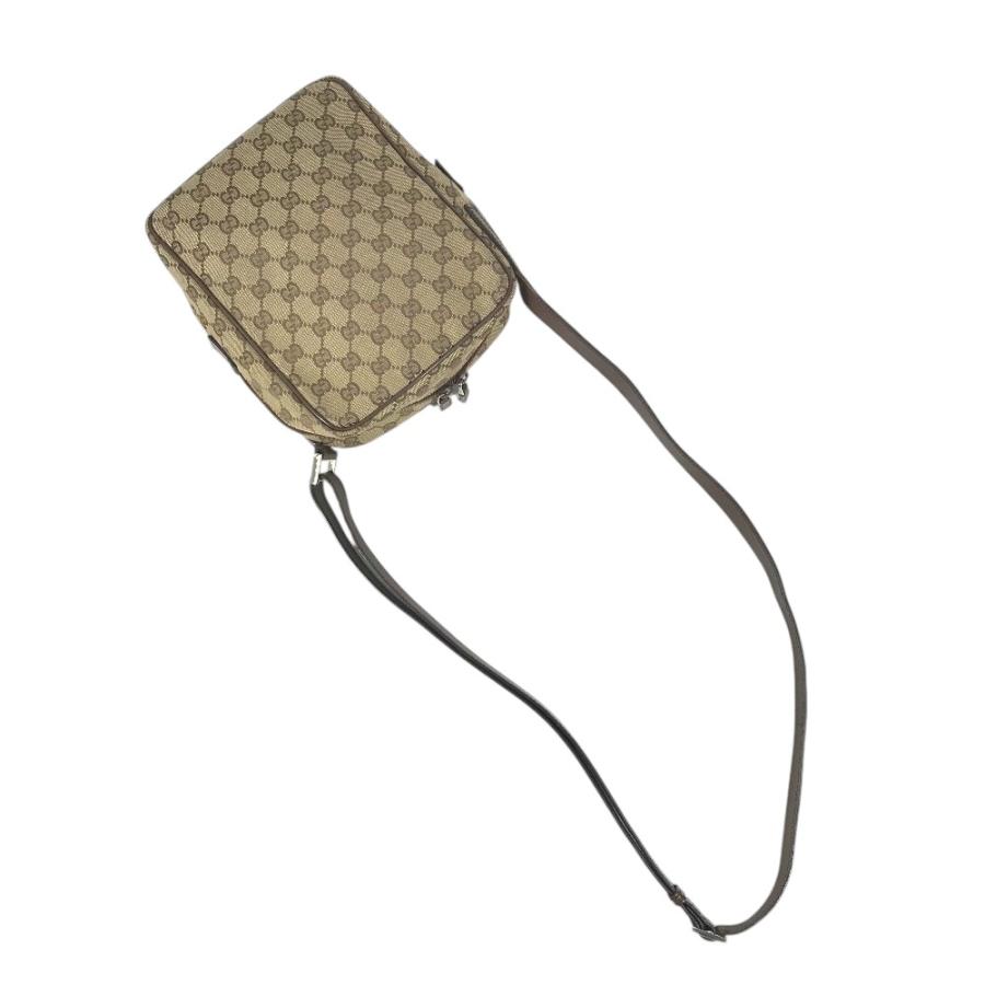 GUCCI グッチ 03136 GG ロゴ 総柄 カバン 肩掛け ショルダーバッグ ベージュ ブラウン ユニセックス【中古】 | GUCCI | 04
