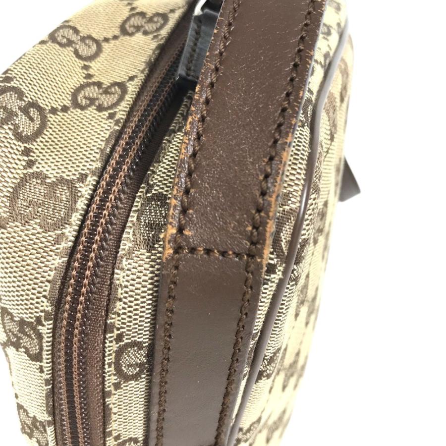 GUCCI グッチ 03136 GG ロゴ 総柄 カバン 肩掛け ショルダーバッグ ベージュ ブラウン ユニセックス【中古】 | GUCCI | 05