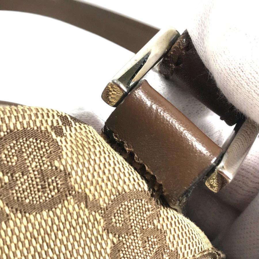 GUCCI グッチ 03136 GG ロゴ 総柄 カバン 肩掛け ショルダーバッグ ベージュ ブラウン ユニセックス【中古】 | GUCCI | 06
