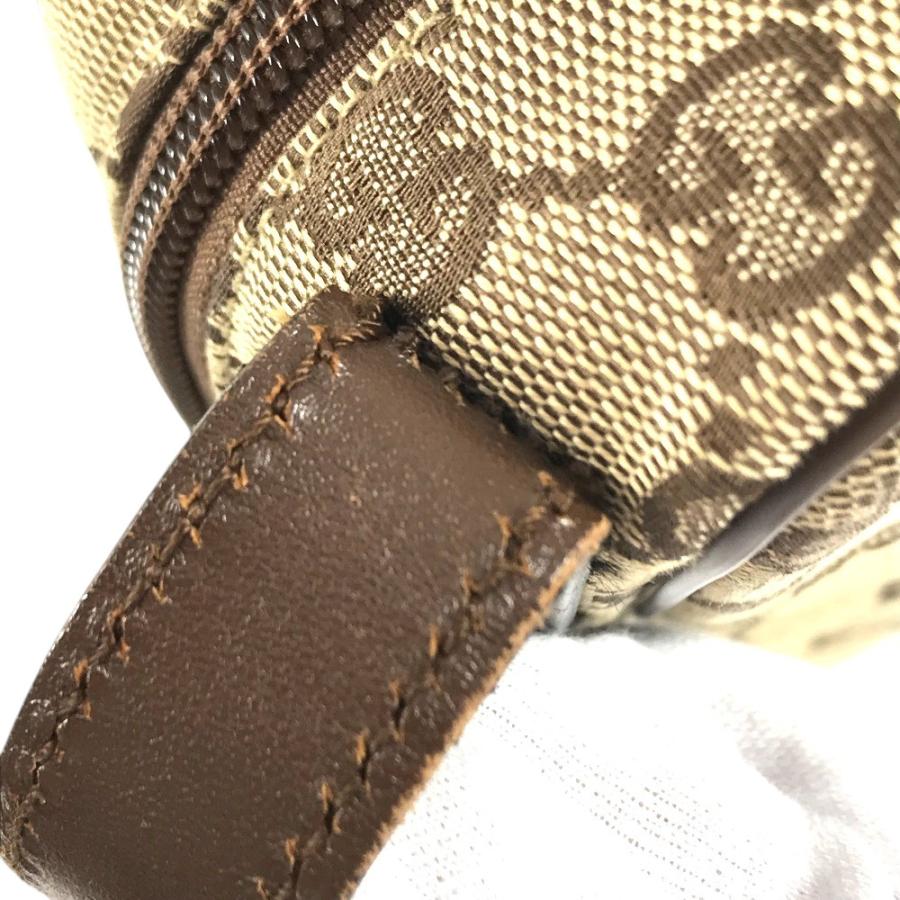 GUCCI グッチ 03136 GG ロゴ 総柄 カバン 肩掛け ショルダーバッグ ベージュ ブラウン ユニセックス【中古】 | GUCCI | 07