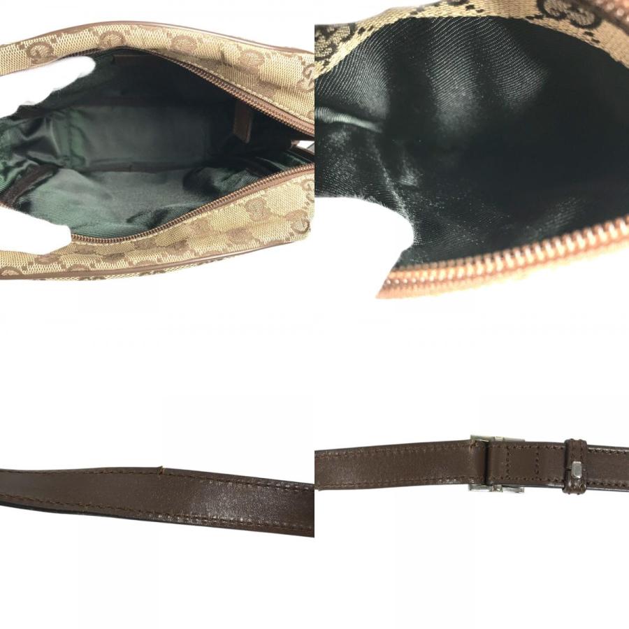 GUCCI グッチ 03136 GG ロゴ 総柄 カバン 肩掛け ショルダーバッグ ベージュ ブラウン ユニセックス【中古】 | GUCCI | 08
