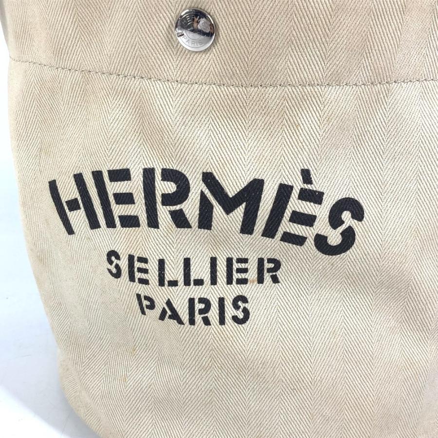 HERMES エルメス サックドパンサージュ バケツ型 ばけつ型 ポーチ付き カバン 斜め掛け ショルダーバッグ ベージュ ユニセックス【中古】 | HERMES | 03