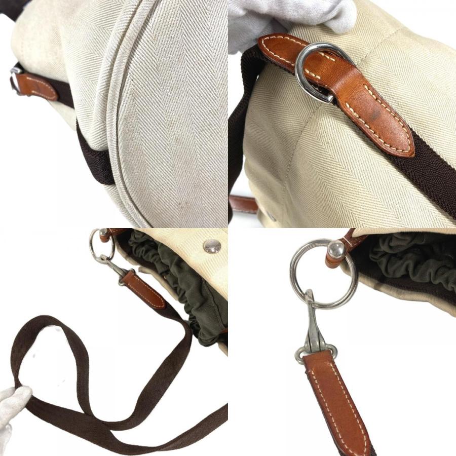 HERMES エルメス サックドパンサージュ バケツ型 ばけつ型 ポーチ付き カバン 斜め掛け ショルダーバッグ ベージュ ユニセックス【中古】 | HERMES | 07