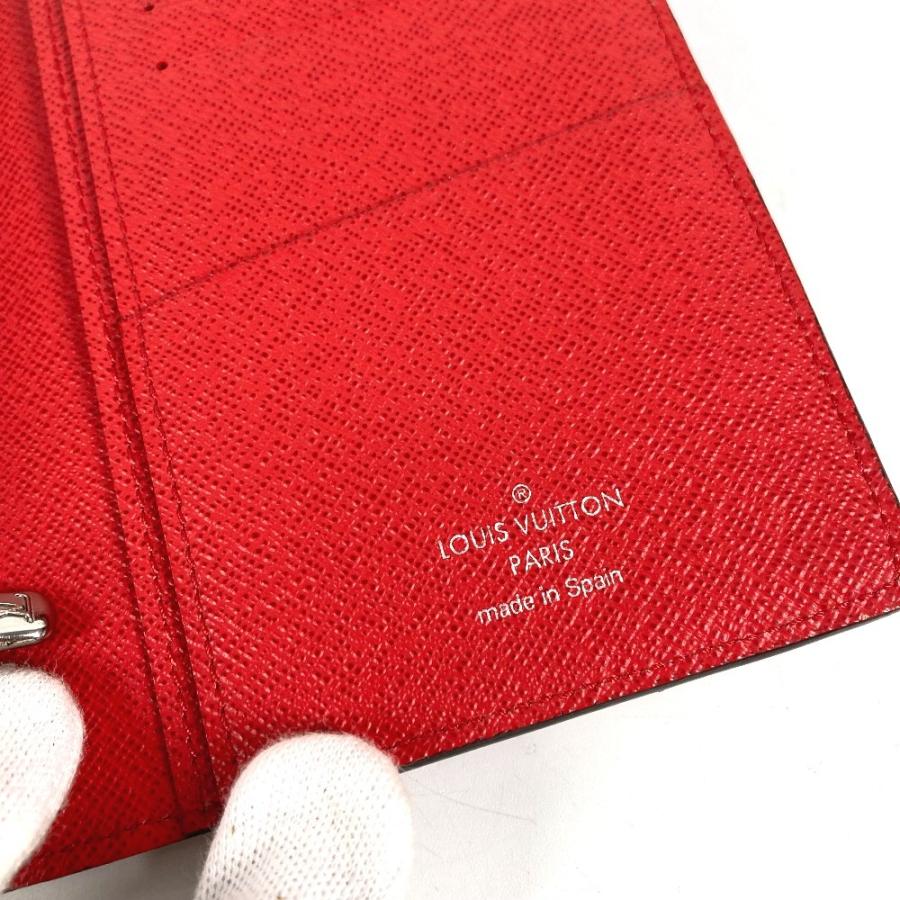 LOUIS VUITTON ルイヴィトン M67719 ポルトフォイユブラザ ロングウォレット 2つ折り エピ シュプリーム Supreme コラボ 長財布【中古】 | LOUIS VUITTON | 06