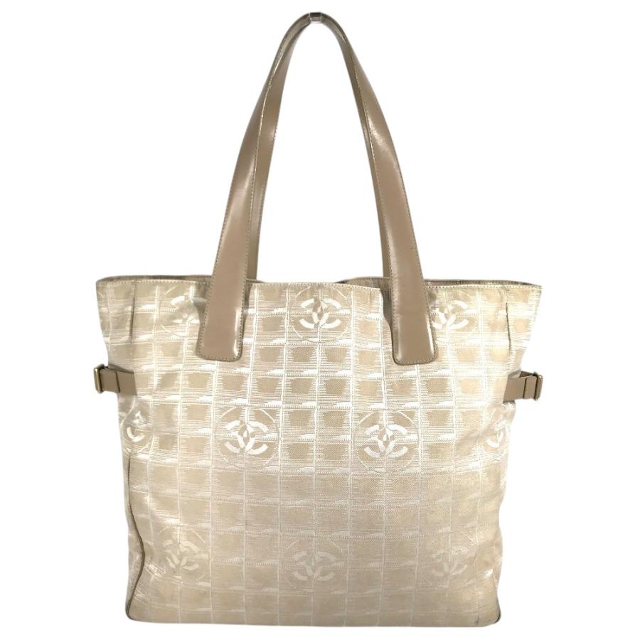 CHANEL シャネル A15825   ニュートラベルライン GM トートバッグ 肩掛け カバ キャンバス  トートバッグ ベージュ ユニセックス【中古】 | CHANEL | 01