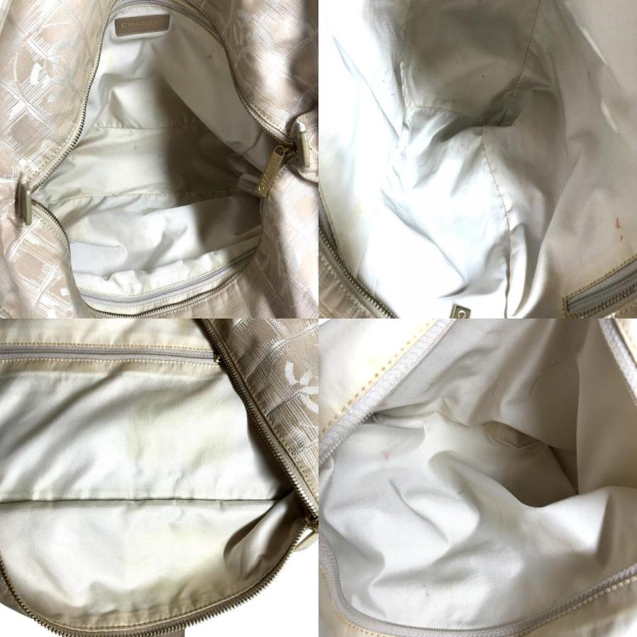 CHANEL シャネル A15825   ニュートラベルライン GM トートバッグ 肩掛け カバ キャンバス  トートバッグ ベージュ ユニセックス【中古】 | CHANEL | 08
