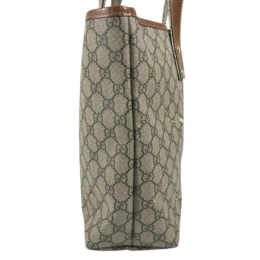GUCCI グッチ  211134  GG ロゴ カバン 肩掛け トートバッグ GGスプリーム シェリーライン ショルダーバッグ ベージュ 【中古】 | GUCCI | 03