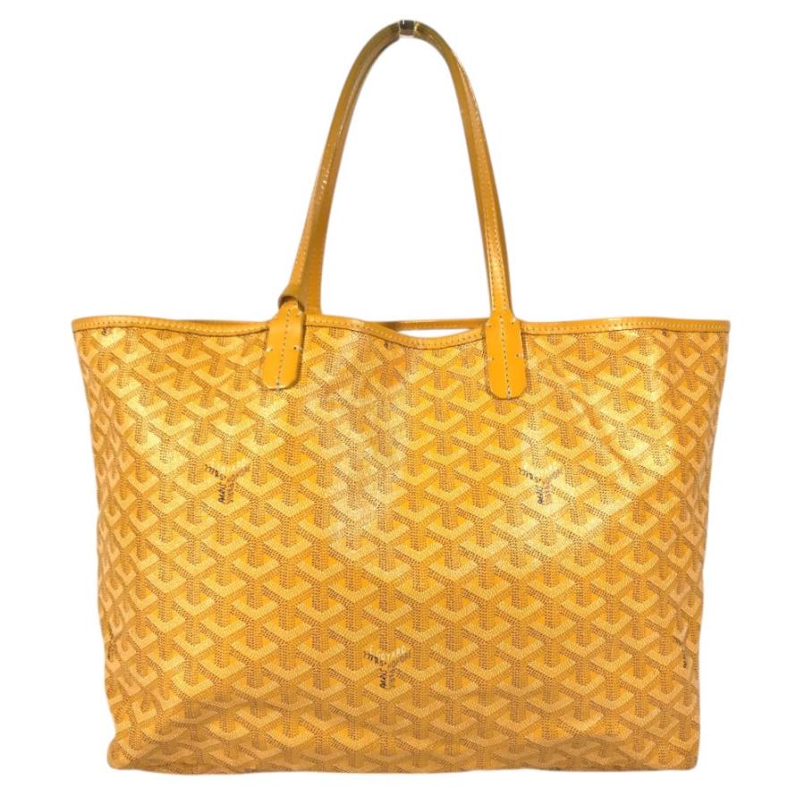 GOYARD ゴヤール サンルイPM サンルイ PM ポーチ付き ロゴ ショルダーバッグ  肩掛け トートバッグ イエロー ユニセックス【中古】 | GOYARD | 01