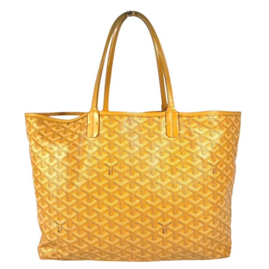 GOYARD ゴヤール サンルイPM サンルイ PM ポーチ付き ロゴ ショルダーバッグ  肩掛け トートバッグ イエロー ユニセックス【中古】 | GOYARD | 02