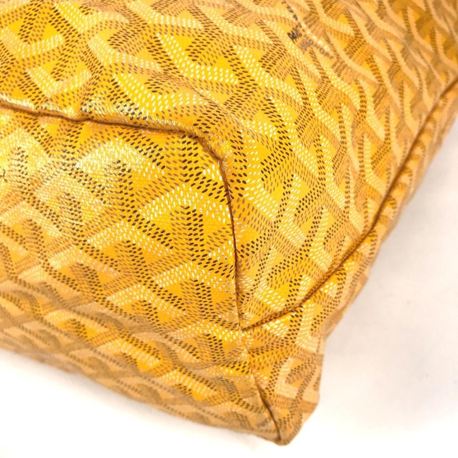 GOYARD ゴヤール サンルイPM サンルイ PM ポーチ付き ロゴ ショルダーバッグ  肩掛け トートバッグ イエロー ユニセックス【中古】 | GOYARD | 06