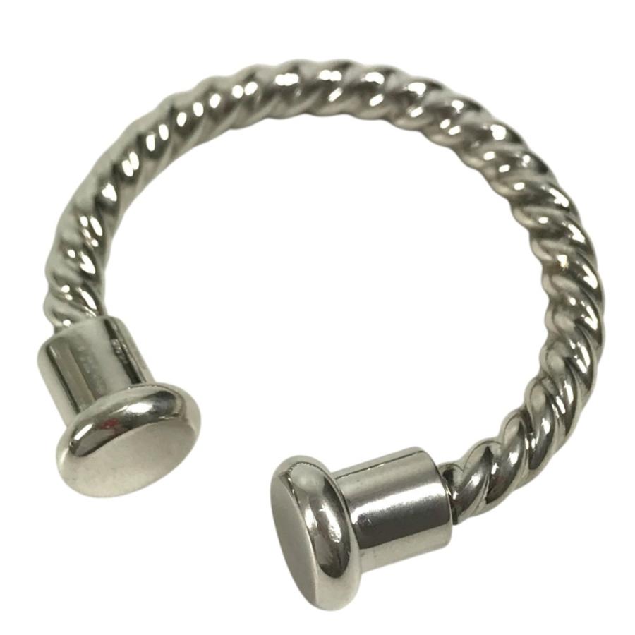 BVLGARI ブルガリ ツイスト  キーホルダー シルバー925 キーリング シルバー ユニセックス【中古】 | BVLGARI | 01