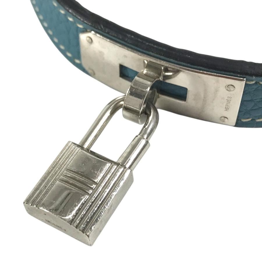 HERMES エルメス ケリー 首輪 犬 ドッグ アニマル ペットカラー 首輪 ブルー ユニセックス【中古】 | HERMES | 04