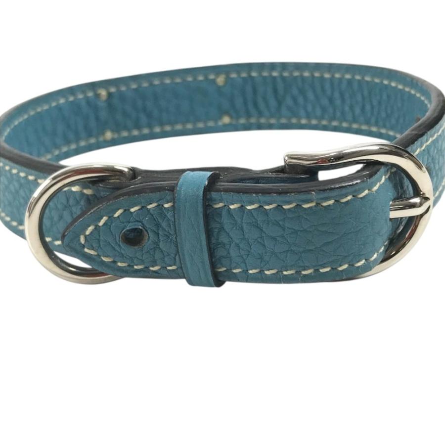 HERMES エルメス ケリー 首輪 犬 ドッグ アニマル ペットカラー 首輪 ブルー ユニセックス【中古】 | HERMES | 07