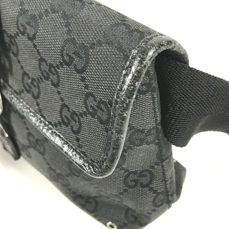 GUCCI グッチ 92543 ロゴ GG ジャッキー ベルトバッグ カバン ウエストポーチ ボディバッグ ブラック ユニセックス【中古】 | GUCCI | 05