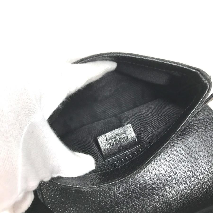 GUCCI グッチ 92543 ロゴ GG ジャッキー ベルトバッグ カバン ウエストポーチ ボディバッグ ブラック ユニセックス【中古】 | GUCCI | 07