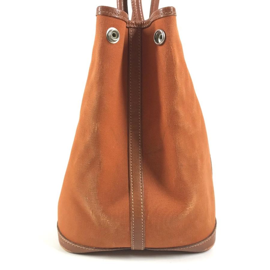 HERMES エルメス ガーデンパーティPM ガーデンパーティ PM  ショルダーバッグ カバン 肩掛け  トートバッグ オレンジ ユニセックス【中古】 | HERMES | 02