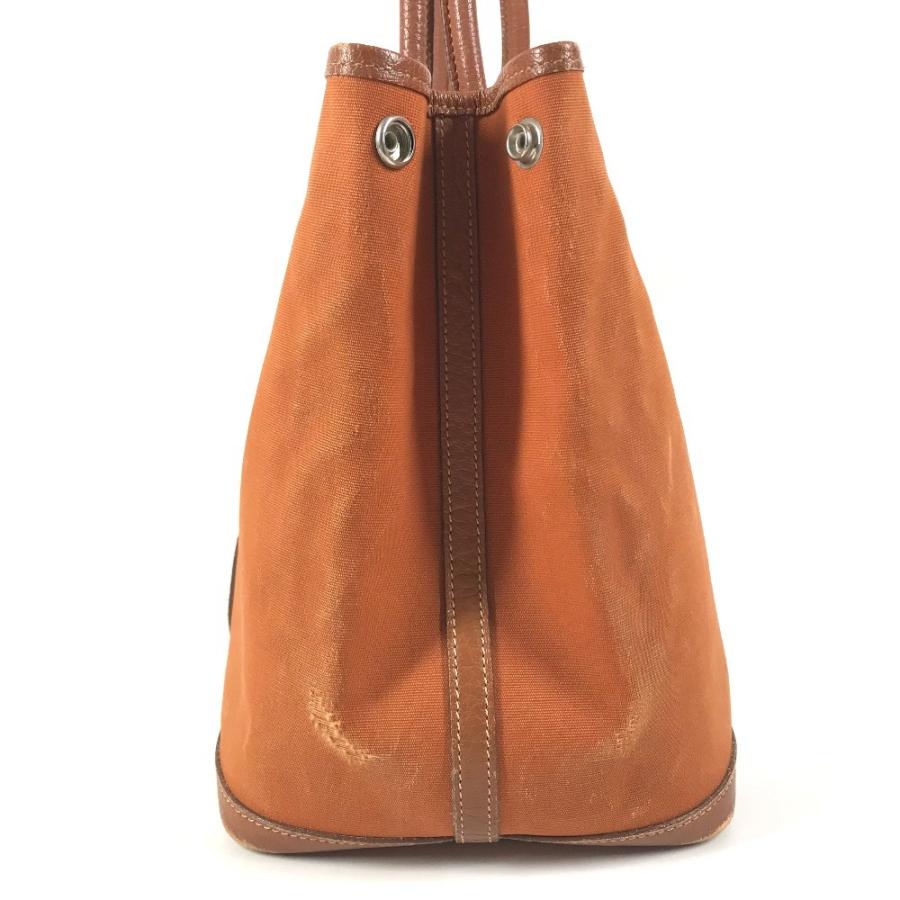 HERMES エルメス ガーデンパーティPM ガーデンパーティ PM  ショルダーバッグ カバン 肩掛け  トートバッグ オレンジ ユニセックス【中古】 | HERMES | 03