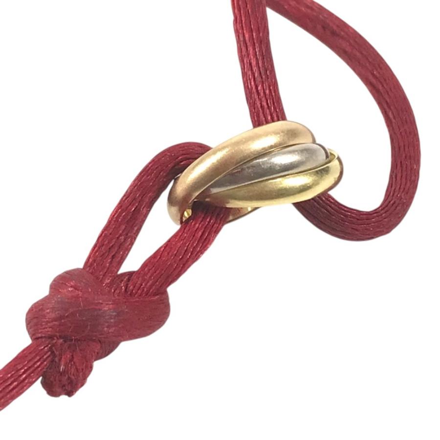 CARTIER カルティエ トリニティ コードブレス アクセサリー ジュエリー バングル K18 金 18K ブレスレット レッド レディース【中古】 | Cartier | 04