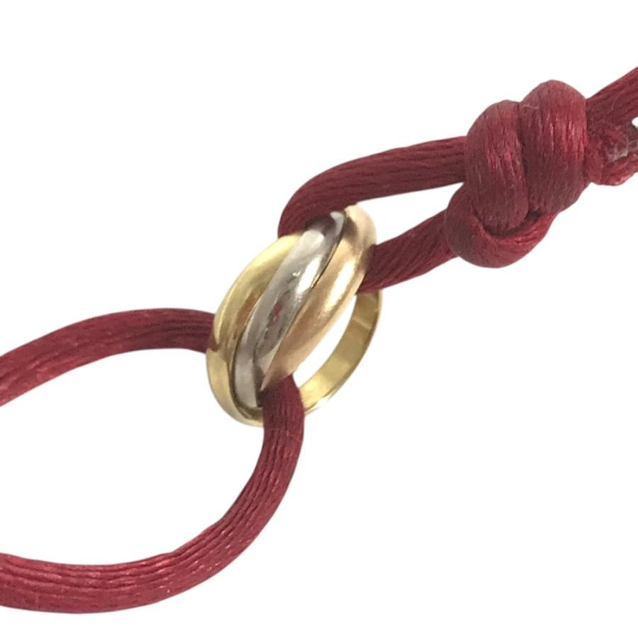 CARTIER カルティエ トリニティ コードブレス アクセサリー ジュエリー バングル K18 金 18K ブレスレット レッド レディース【中古】 | Cartier | 05