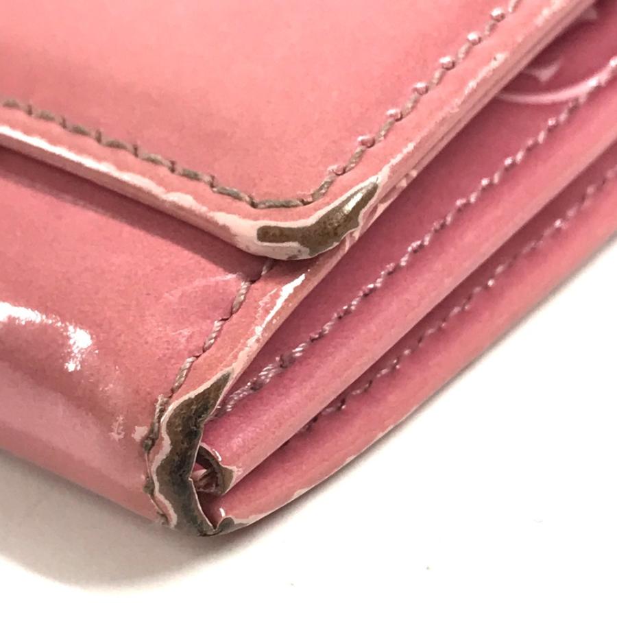 CARTIER カルティエ ハッピーバースデー ロゴ ロングウォレット 2つ折り フラップ 長財布 ピンク ユニセックス【中古】 | Cartier | 05