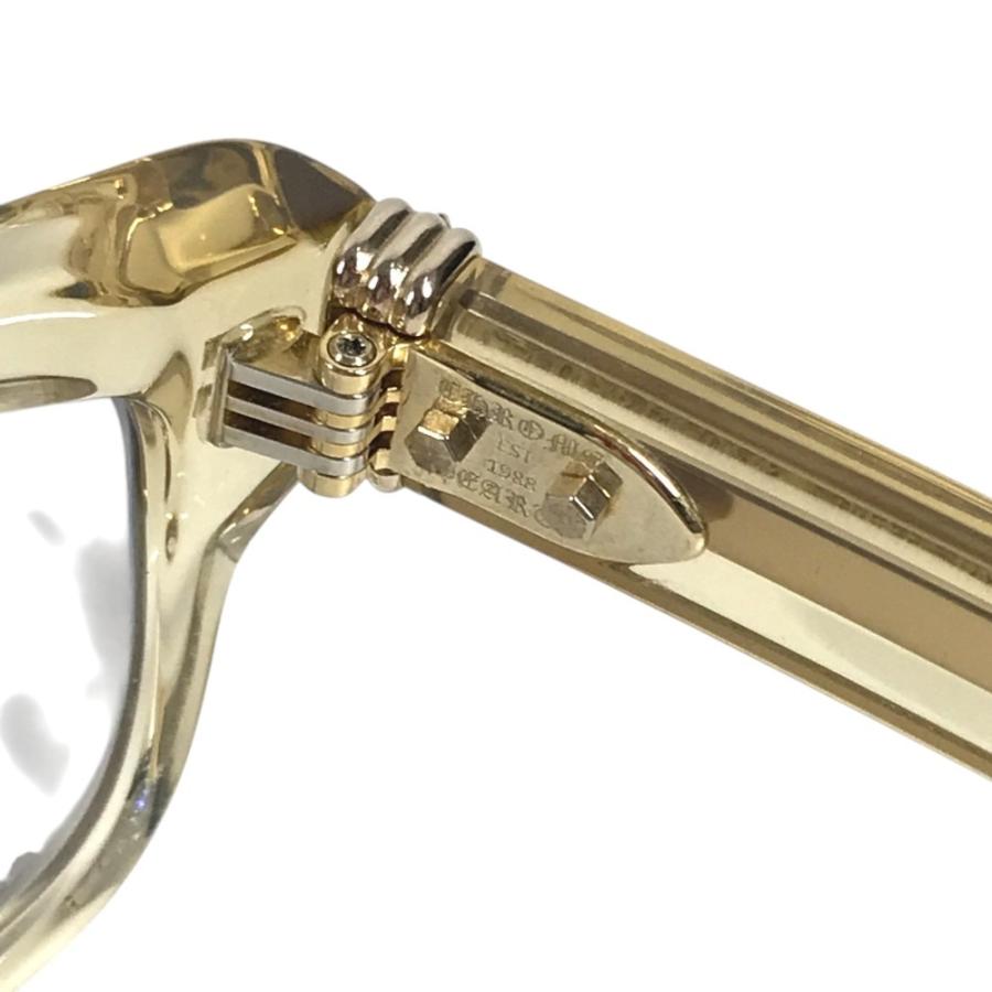 CHROME HEARTS クロムハーツ 2THICK クロムハーツ  めがね メガネ アイウェア 眼鏡 ロゴ 眼鏡 ゴールド ユニセックス【中古】 |  | 07