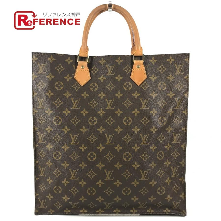 LOUIS VUITTON ルイヴィトン M51140 サックプラ 旧型 カバン トートバッグ 縦型トート モノグラム ハンドバッグ ブラウン 【中古】 | LOUIS VUITTON