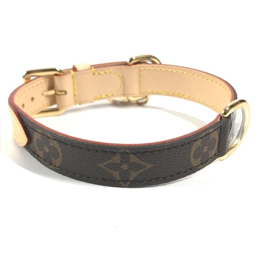 新品同様 LOUIS VUITTON ルイヴィトン GI1215 ドッグ カラー PM ドッグカラーPM 犬用首輪 ペット わんちゃん モノグラム 首輪【中古】 | LOUIS VUITTON | 01