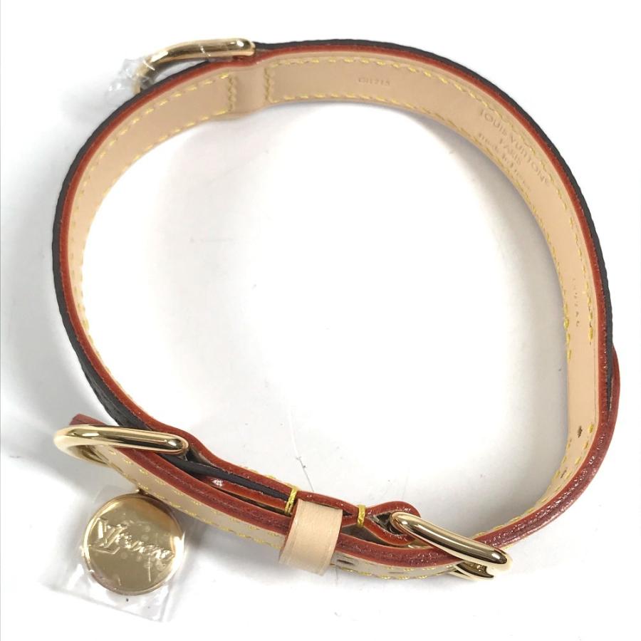 新品同様 LOUIS VUITTON ルイヴィトン GI1215 ドッグ カラー PM ドッグカラーPM 犬用首輪 ペット わんちゃん モノグラム 首輪【中古】 | LOUIS VUITTON | 02